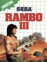Sega  Master System  -  Rambo III (Front)